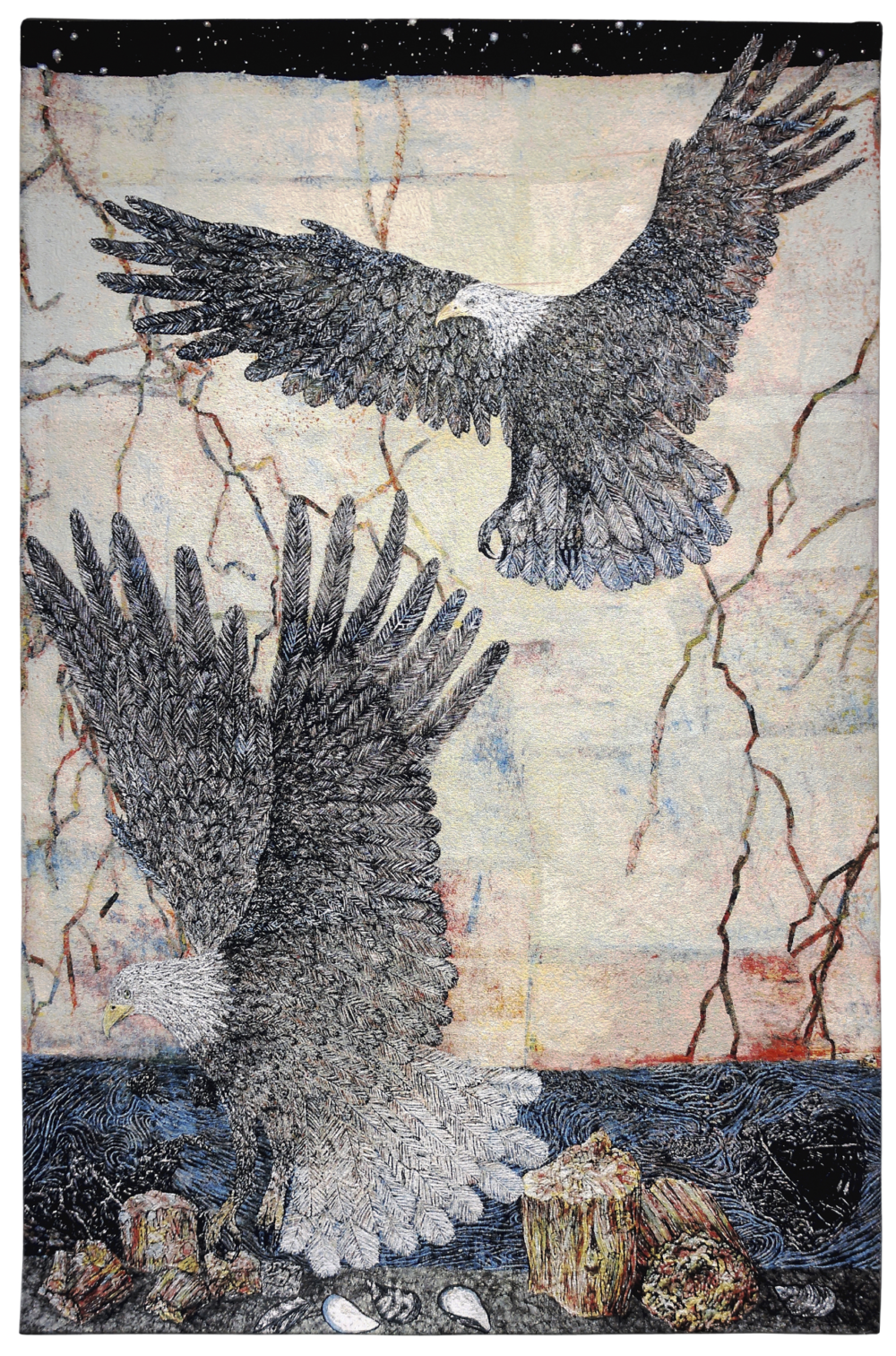 Kiki Smith: Guide, Zeichnung, 2012 © Pace Gallery, Foto: Kerry Ryan McFate