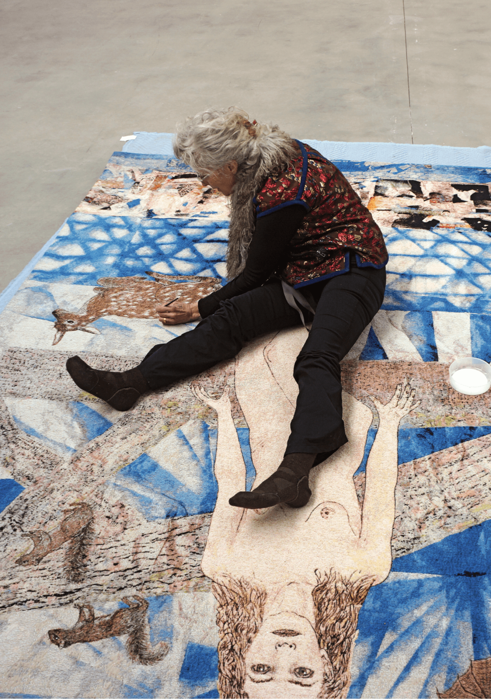 Kiki Smith im Atelier © Pace Gallery