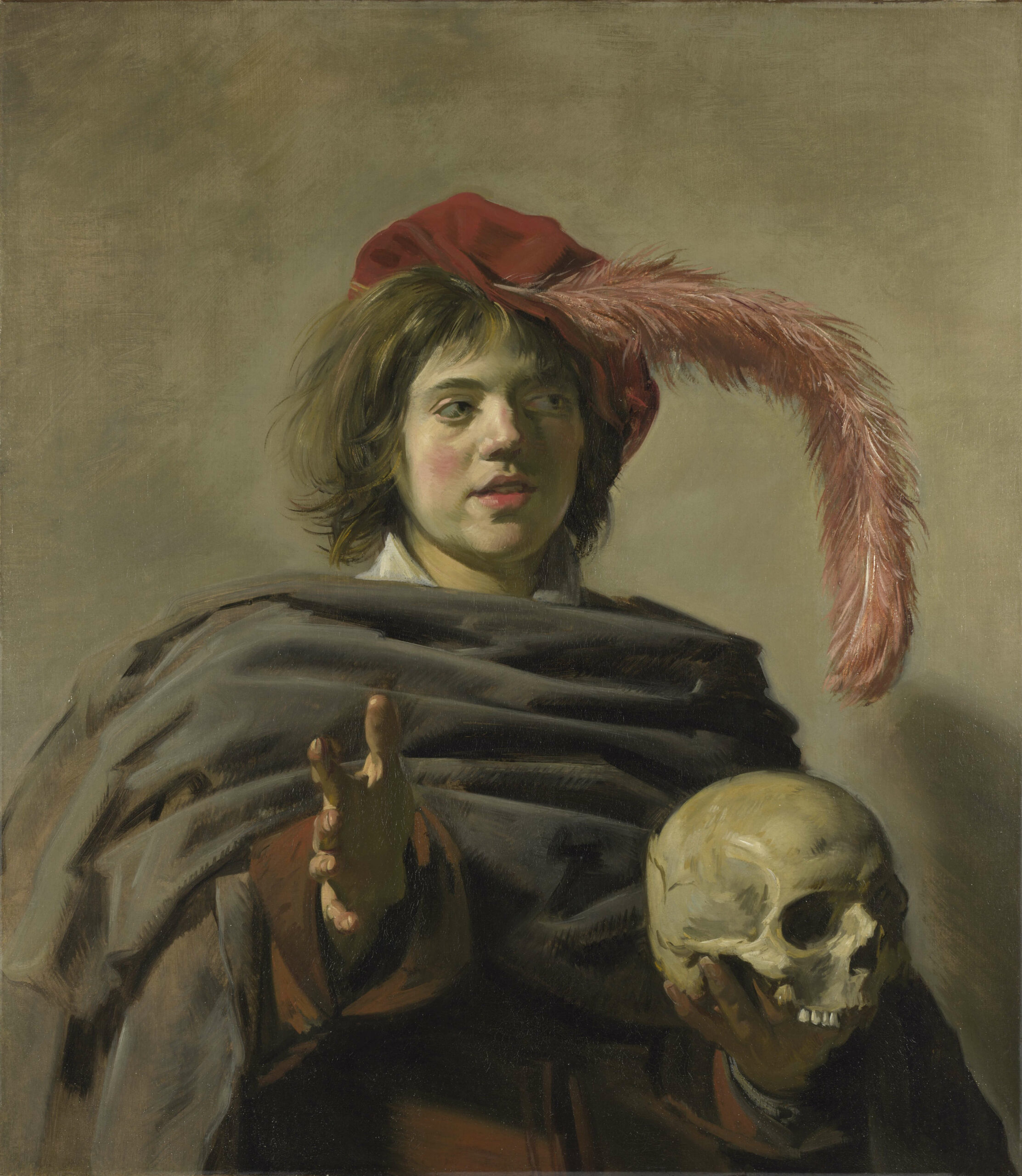 Frans Hals, Junger Mann mit Totenkopf (Vanitas), um 1627, London, The National Gallery, © The National Gallery, London