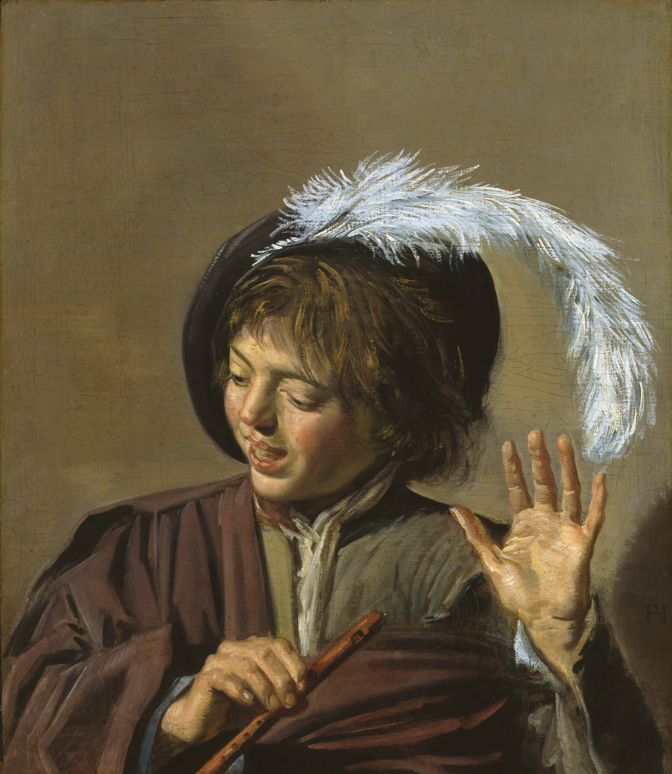 Frans Hals, Singender Knabe mit Flöte, um 1627, © Staatliche Museen zu Berlin, Gemäldegalerie / Christoph Schmidt