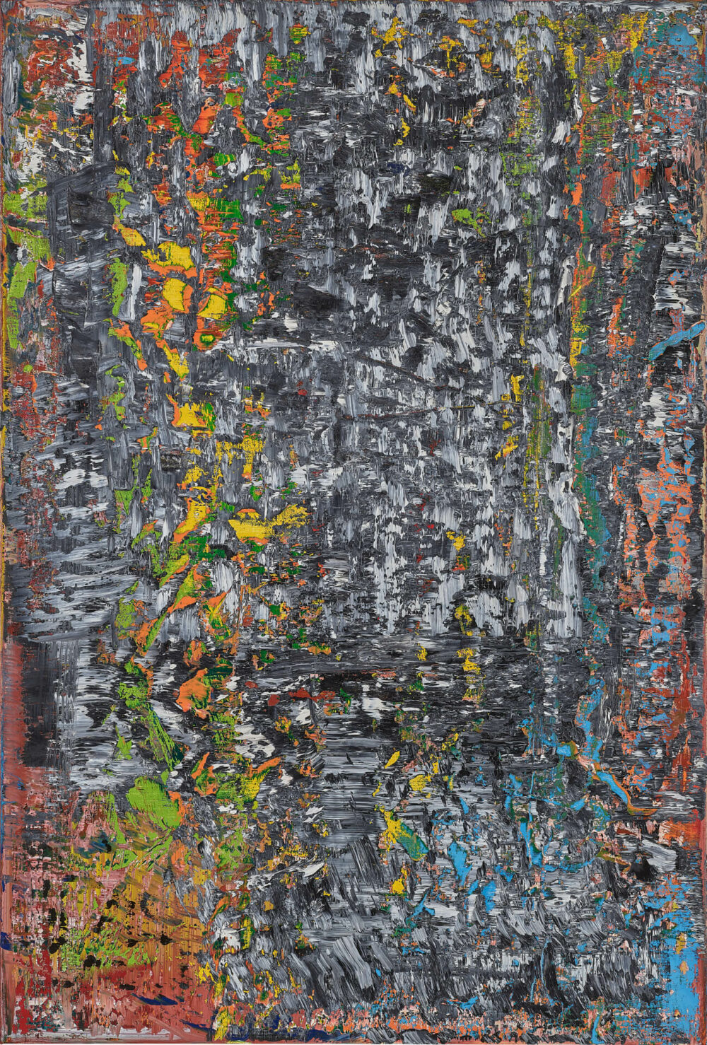 Abstraktes Bild, 2017, Öl auf Leinwand, 155 x 150 cm, Olbricht Collection, © Gerhard Richter 2024.