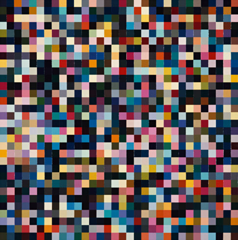 1024 Farben, 1974, Lack auf Leinwand, 96 x 96 cm, Sammlung Henkel, © Gerhard Richter 2024