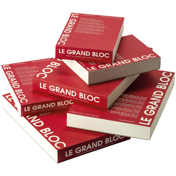 Le grand bloc Skizzenblock