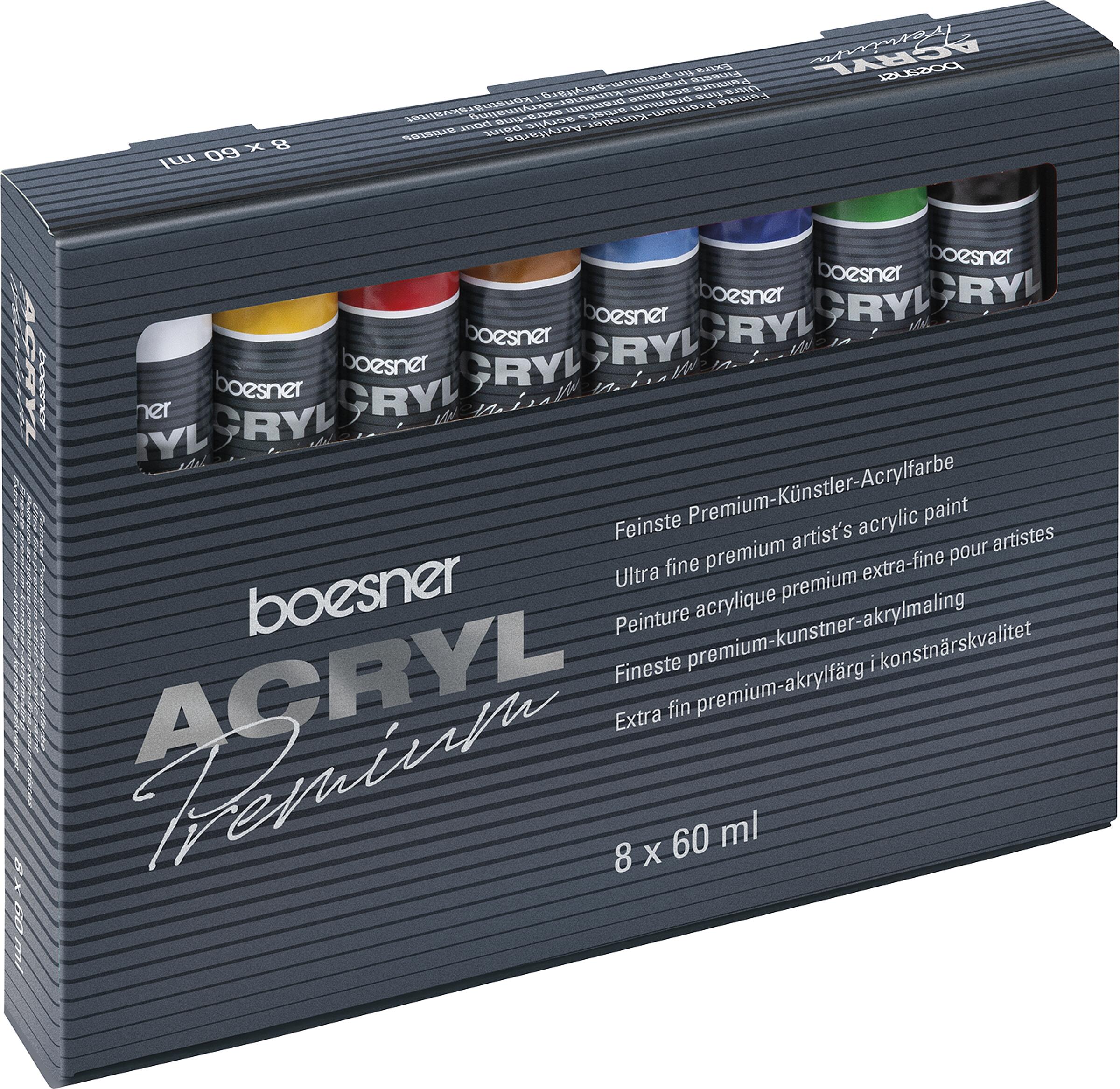 boesner Acryl Premium Acrylfarben-Set
